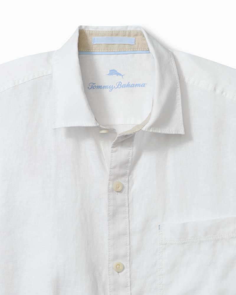 Big & Tall Paradise Breezer Linen Short-Sleeve Shirt