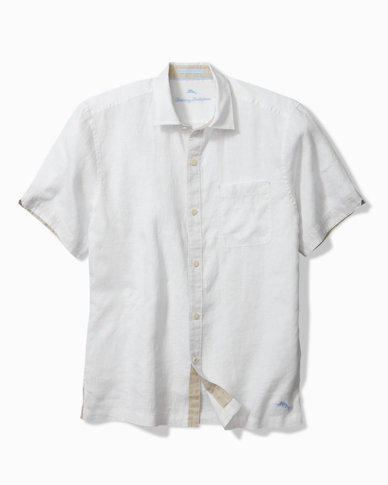 Big & Tall Paradise Breezer Linen Short-Sleeve Shirt