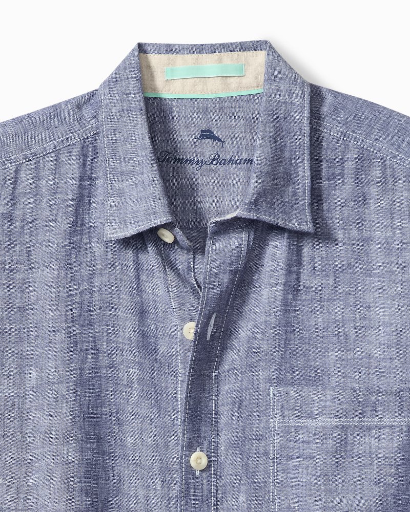 Big & Tall Paradise Breezer Linen Short-Sleeve Shirt
