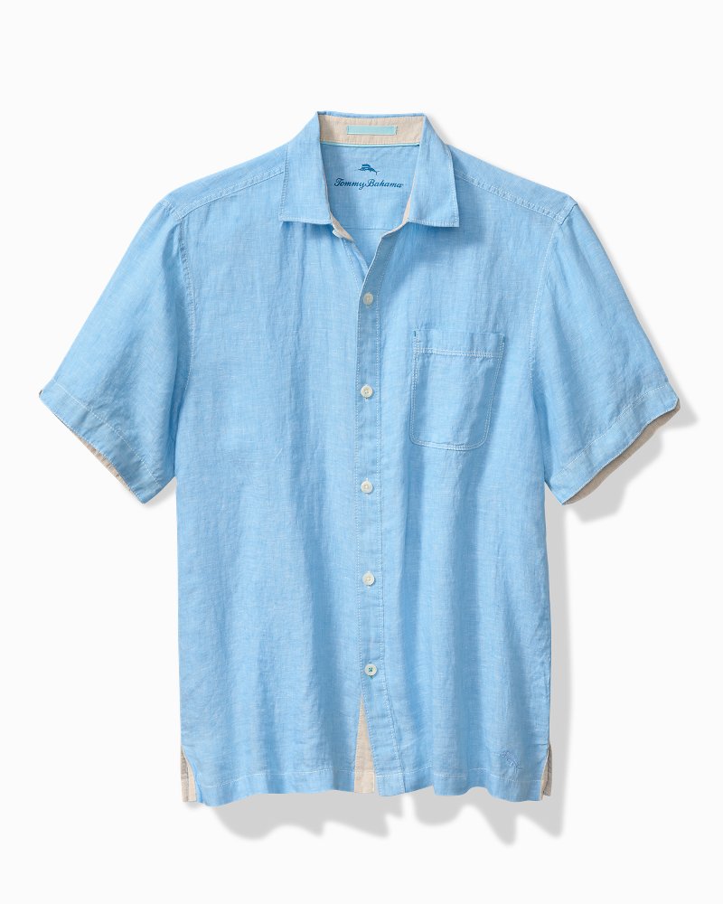 Big & Tall Paradise Breezer Linen Short-Sleeve Shirt