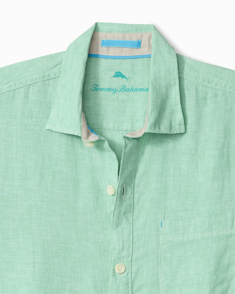 Big & Tall Paradise Breezer Linen Short-Sleeve Shirt