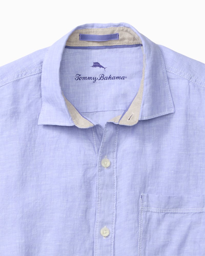 Big & Tall Paradise Breezer Linen Short-Sleeve Shirt