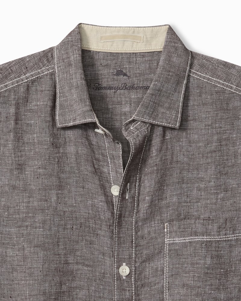 Big & Tall Paradise Breezer Linen Short-Sleeve Shirt