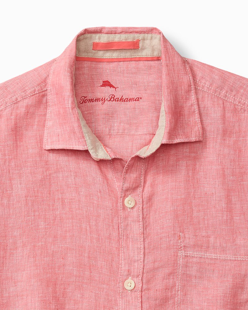 Big & Tall Paradise Breezer Linen Short-Sleeve Shirt