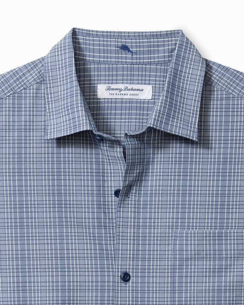 Big & Tall Bahama Coast Tidal Check IslandZone Shirt