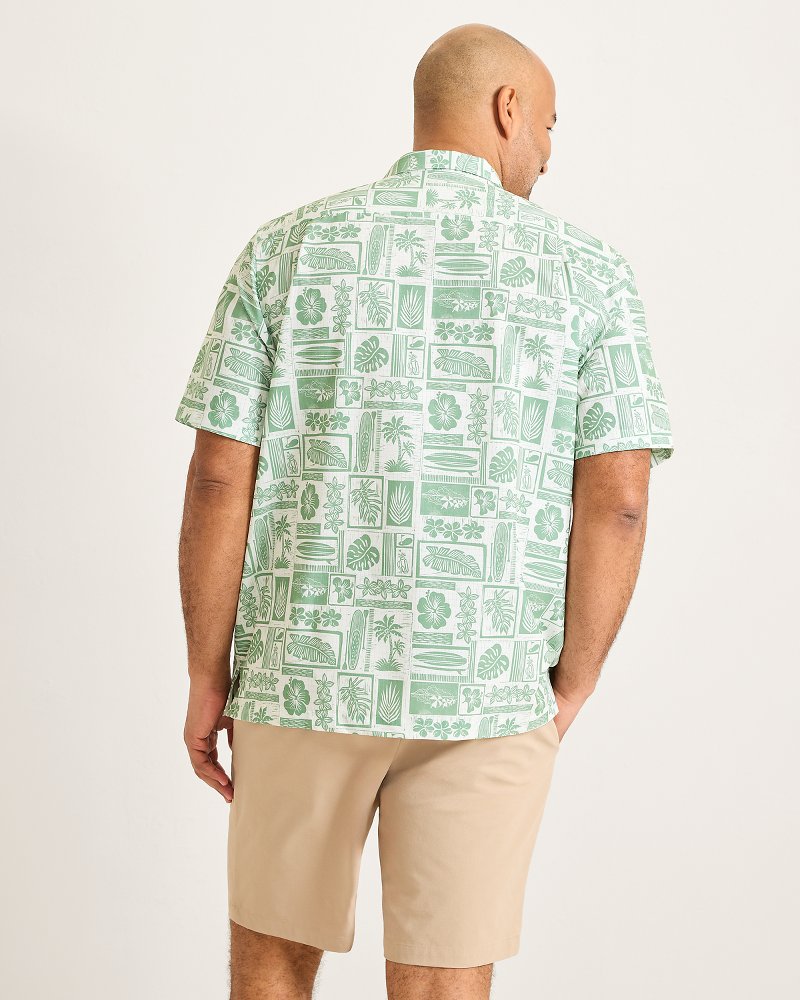 Thumbnail for Big & Tall Bahama Coast Island Stamp IslandZone Shirt