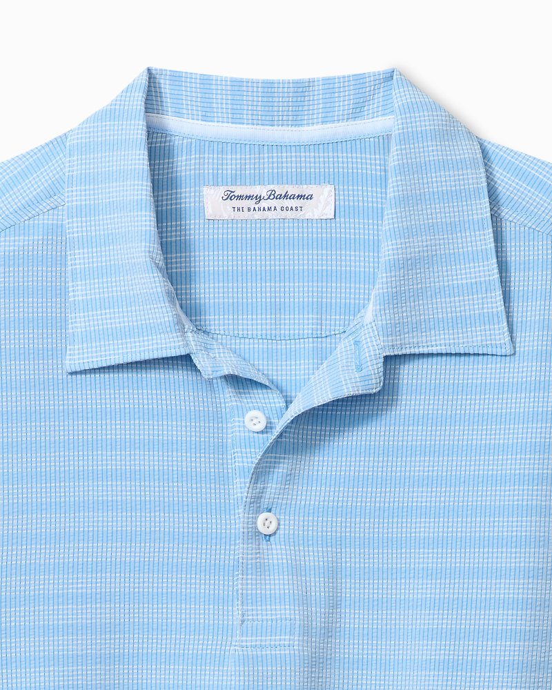 Big & Tall Bahama Coast Scala Stripe IslandZone Polo