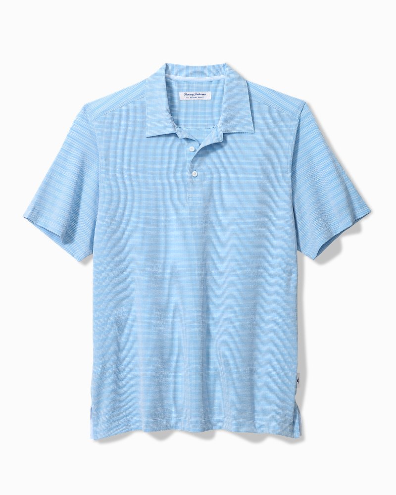 Big & Tall Bahama Coast Scala Stripe IslandZone Polo
