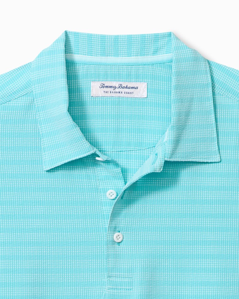 Big & Tall Bahama Coast Scala Stripe IslandZone Polo