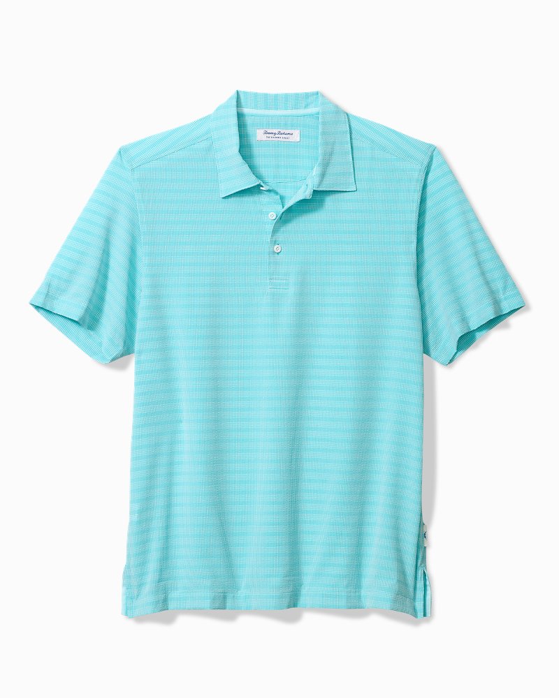 Big & Tall Bahama Coast Scala Stripe IslandZone Polo