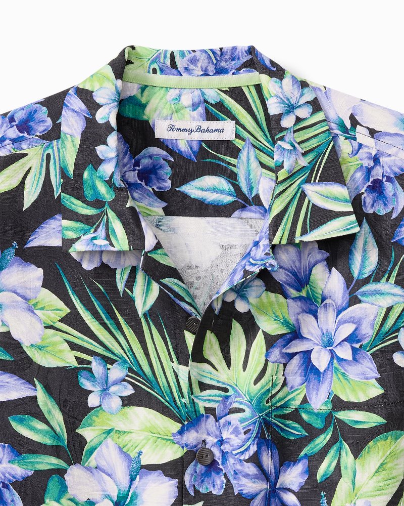 Big & Tall Garden Grotto Silk Camp Shirt