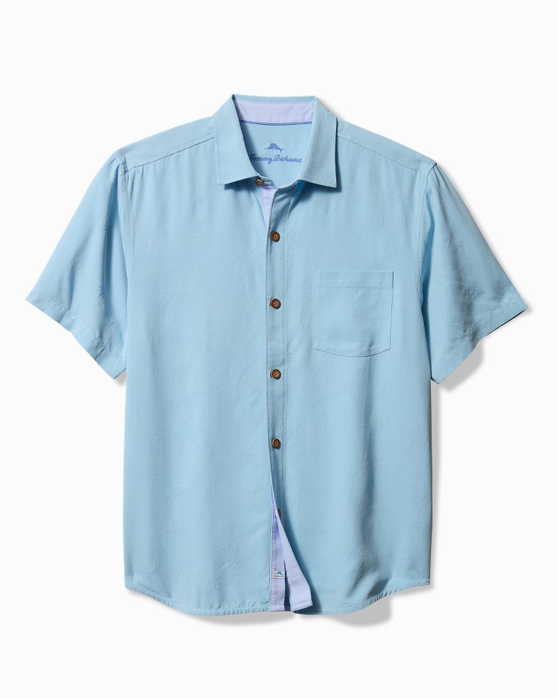 Thumbnail for Big & Tall Birdie of Paradise Silk Camp Shirt