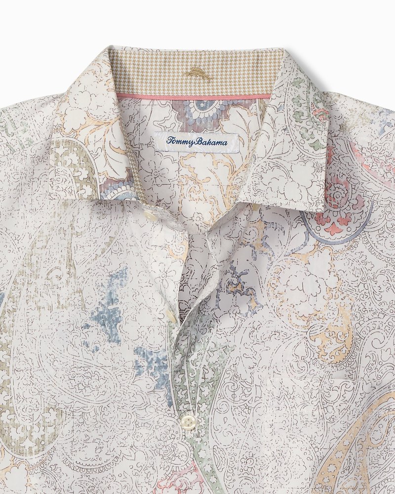 Big & Tall Saldana Paisley Silk-Blend Shirt