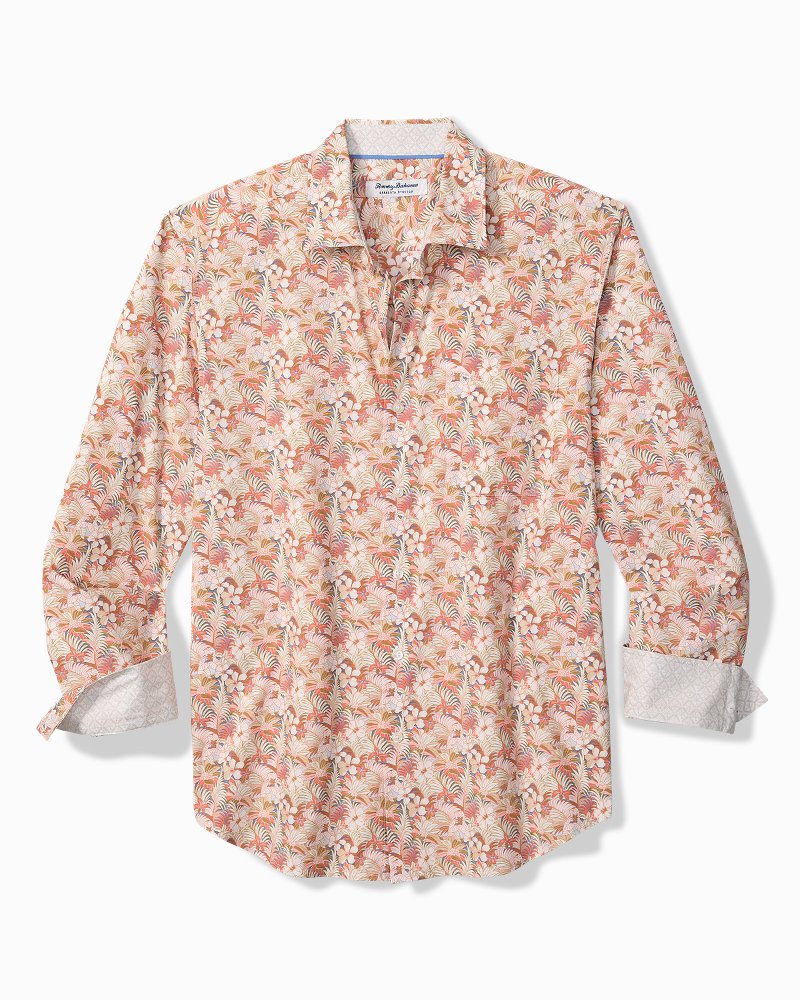Big & Tall Sarasota Stretch Breeze Blooms IslandZone Shirt