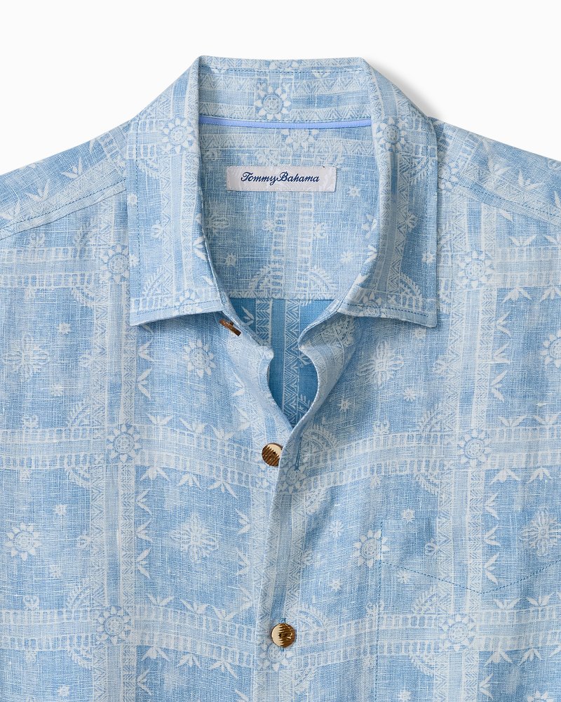 Big & Tall Bandana Breeze Linen Shirt