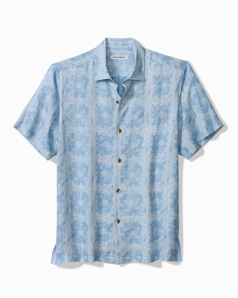 Big & Tall Bandana Breeze Linen Shirt