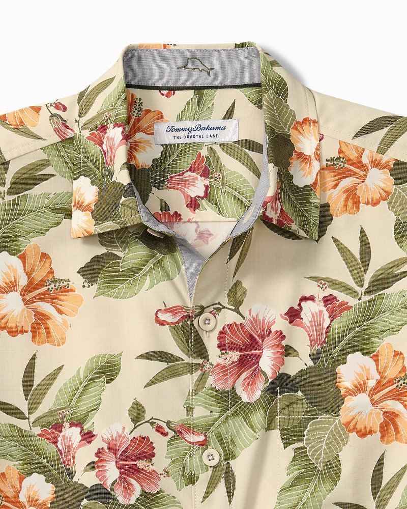 Big & Tall Coastal Ease Cali Grove IslandZone Camp Shirt