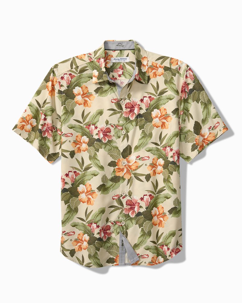 Big & Tall Coastal Ease Cali Grove IslandZone Camp Shirt