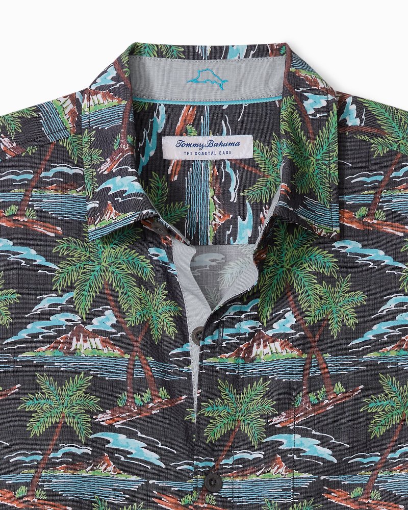 Big & Tall Coastal Ease Isle Be There IslandZone Camp Shirt