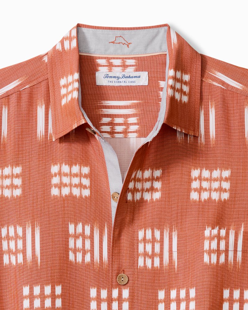 Big & Tall Coastal Ease Aqua Kay IslandZone Camp Shirt