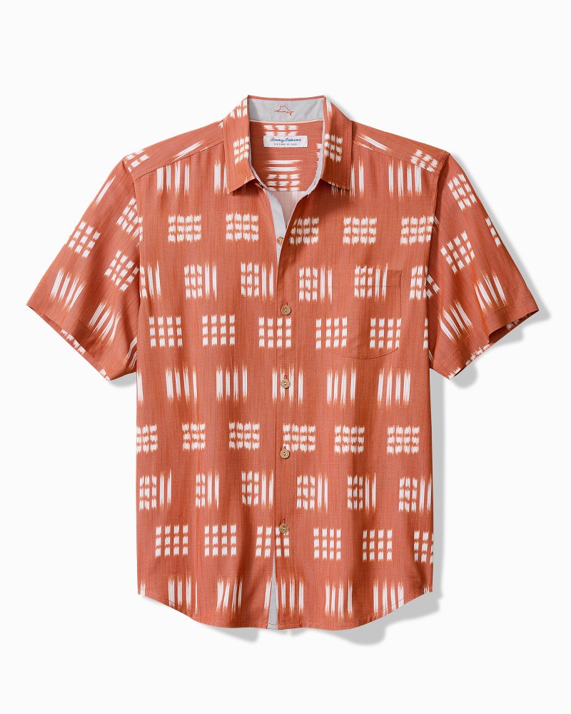 Big & Tall Coastal Ease Aqua Kay IslandZone Camp Shirt