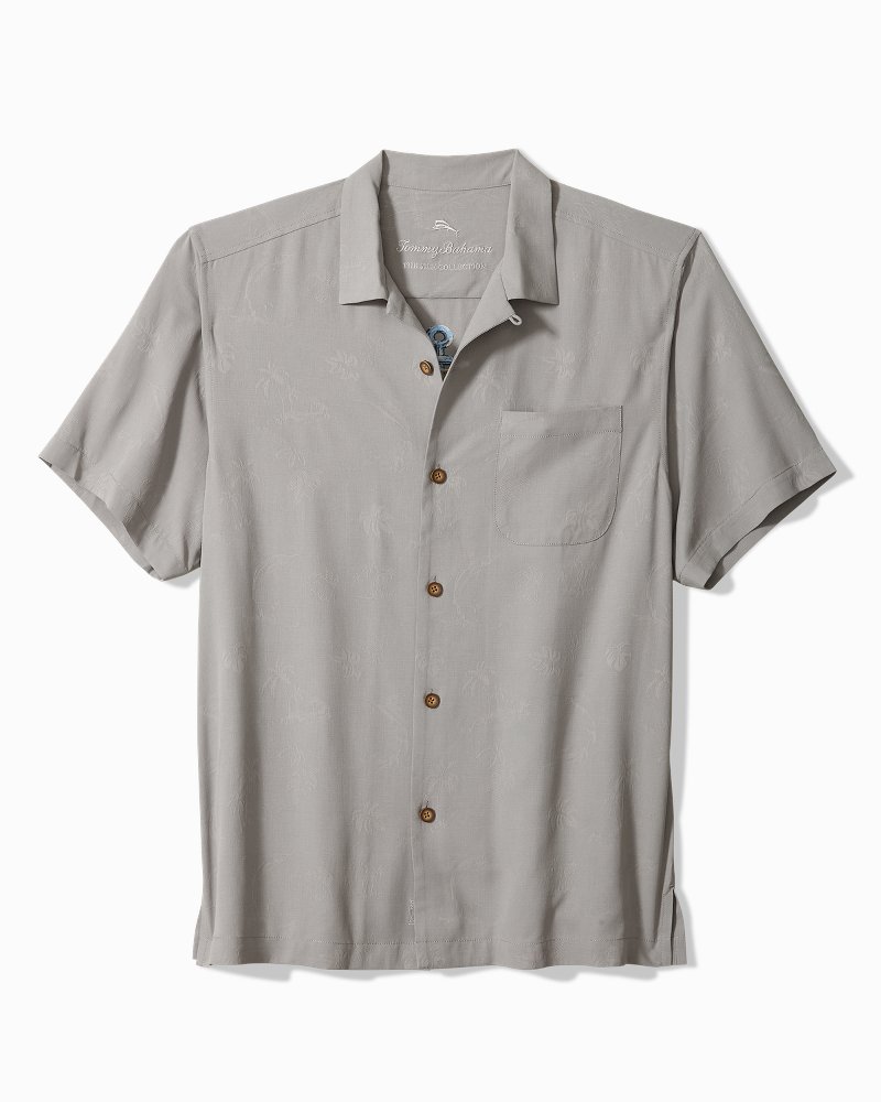 Big & Tall Anchor Management Silk Camp Shirt