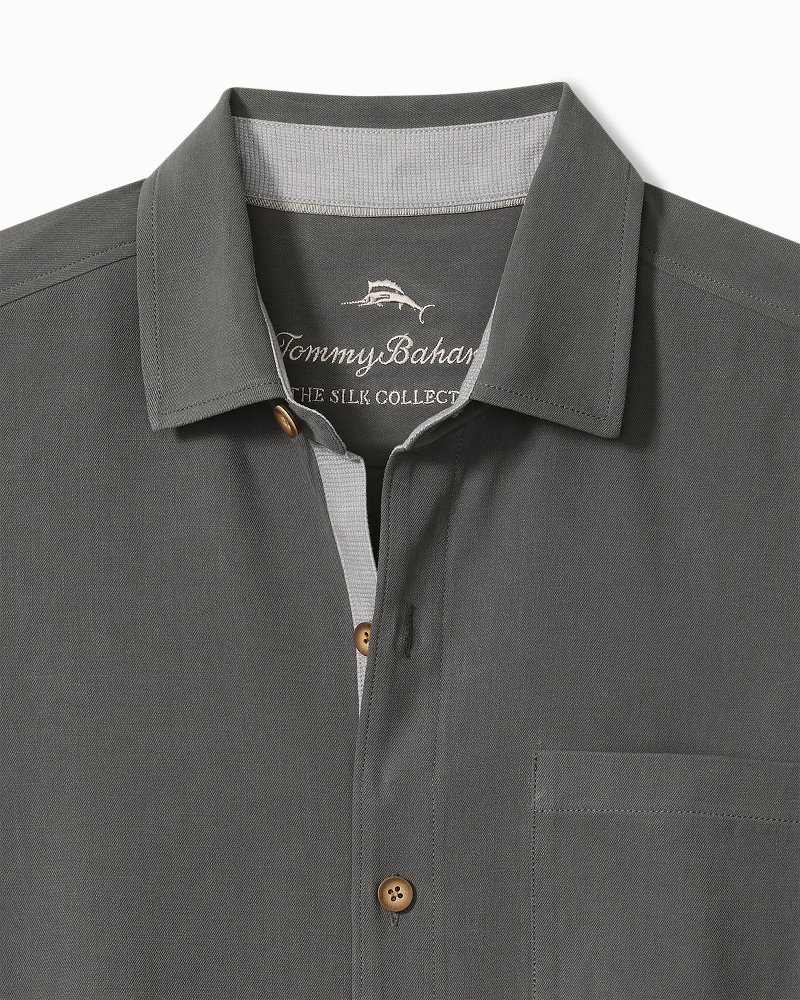 Big & Tall Where the Mild Things Are Silk Camp Shirt