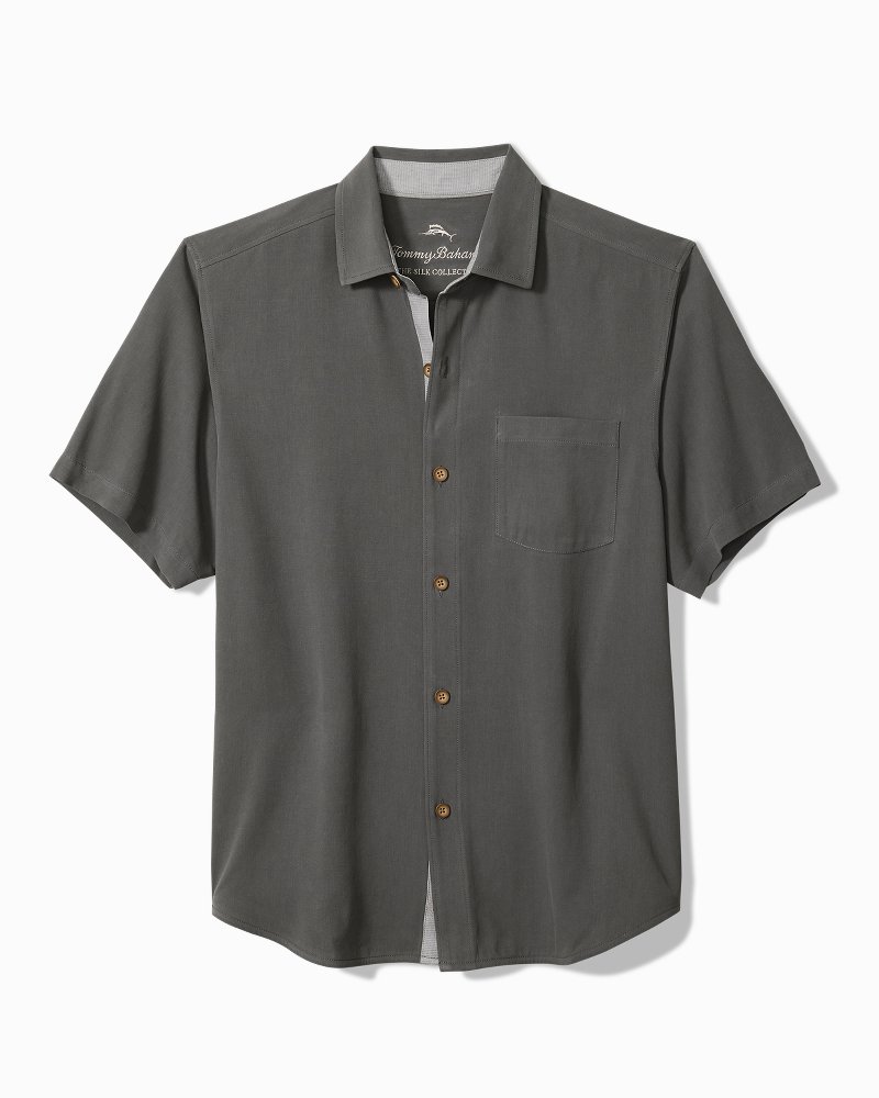 Big & Tall Where the Mild Things Are Silk Camp Shirt