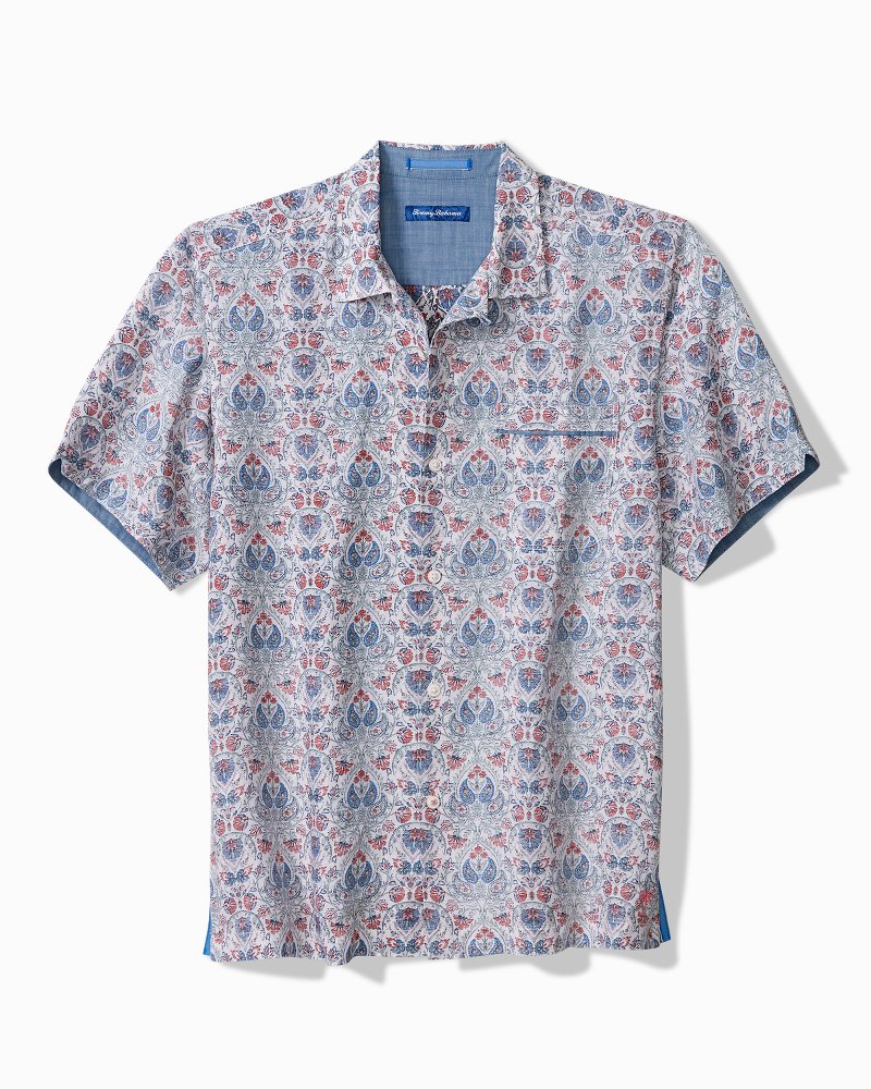 Big & Tall Sand Linen Santa Rosa Gardens Shirt
