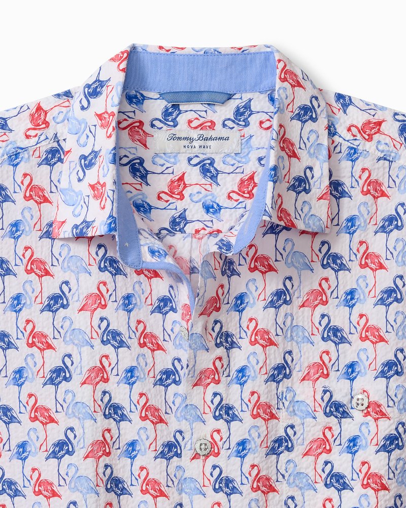 Big & Tall Nova Wave Flamingo Mingle Shirt