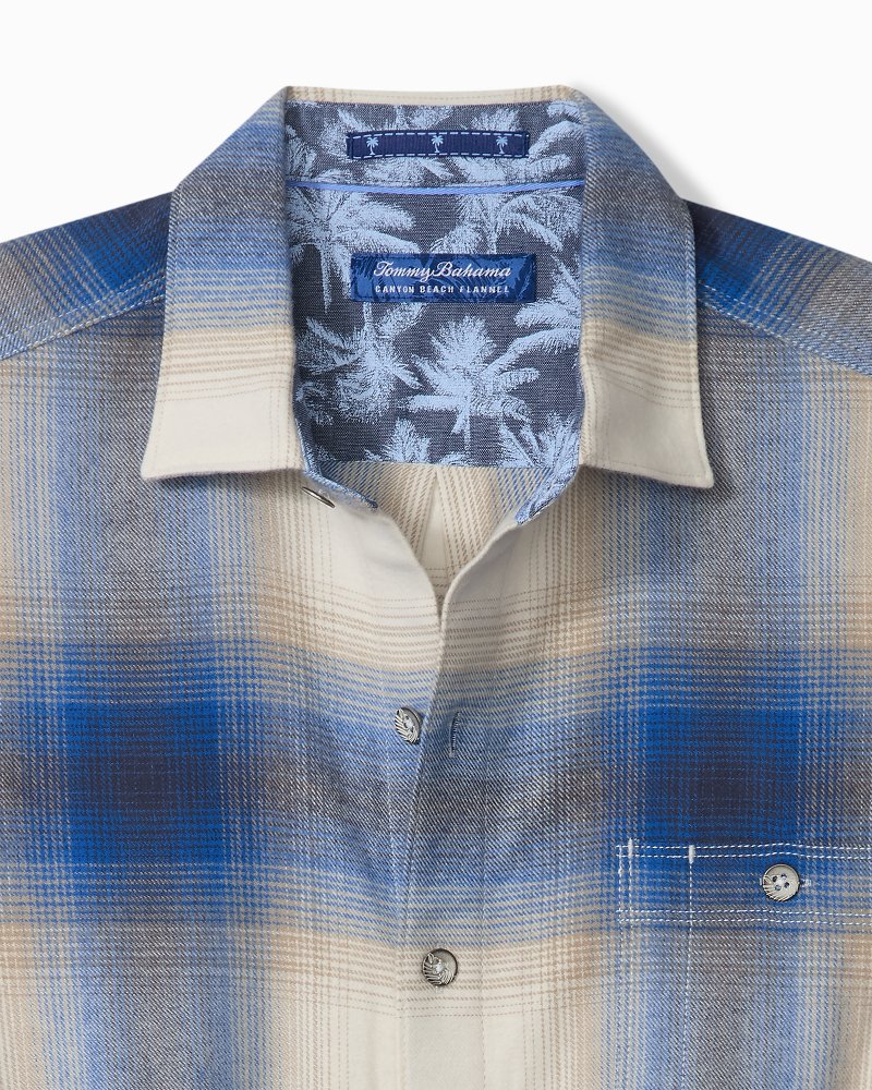Big & Tall Canyon Beach Orcas Ombré Flannel