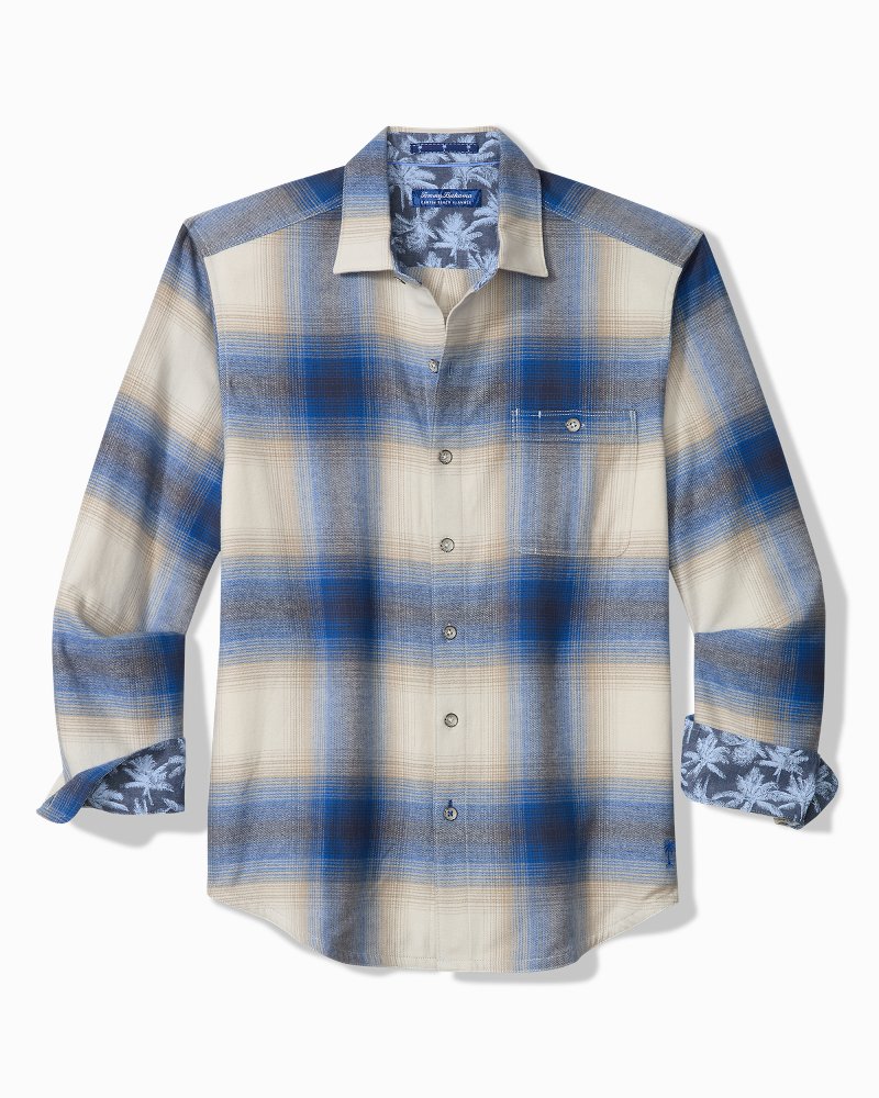 Big & Tall Canyon Beach Orcas Ombré Flannel