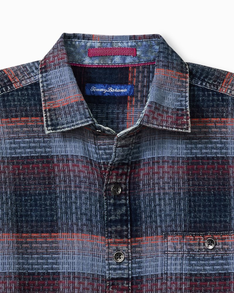 Big & Tall Cantera Plaid Cotton Long-Sleeve Shirt
