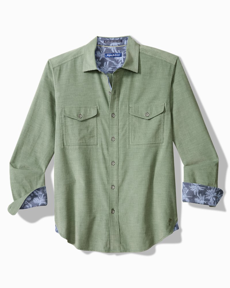 Big & Tall Coastline Cord Heather Bay Shirt