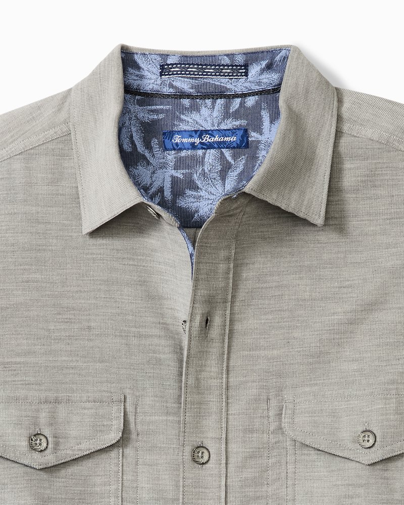 Big & Tall Coastline Cord Heather Bay Shirt