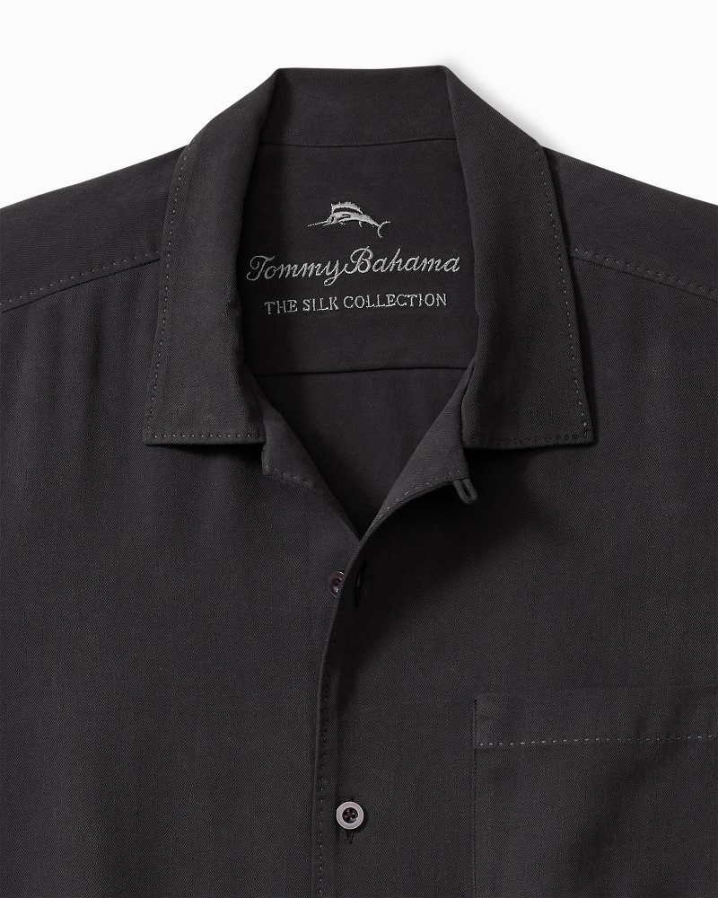 Big & Tall Harbor Luxe Silk Camp Shirt thumbnail 2
