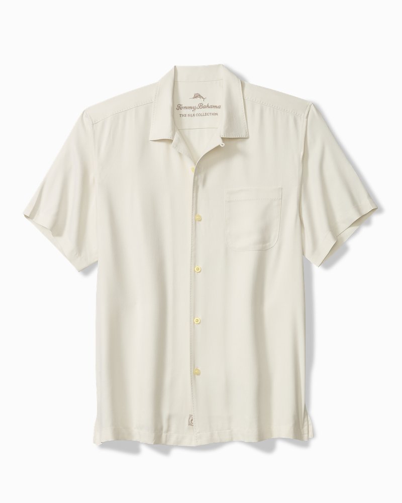 Big & Tall Harbor Luxe Silk Camp Shirt