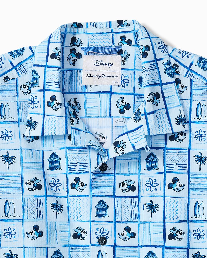 Big & Tall Disney Nova Wave Retro Mosaic Cotton-Blend Shirt thumbnail 3