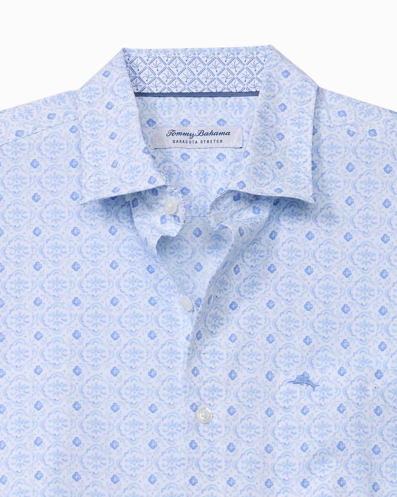 Big & Tall Sarasota Stretch Island Medallion IslandZone Shirt