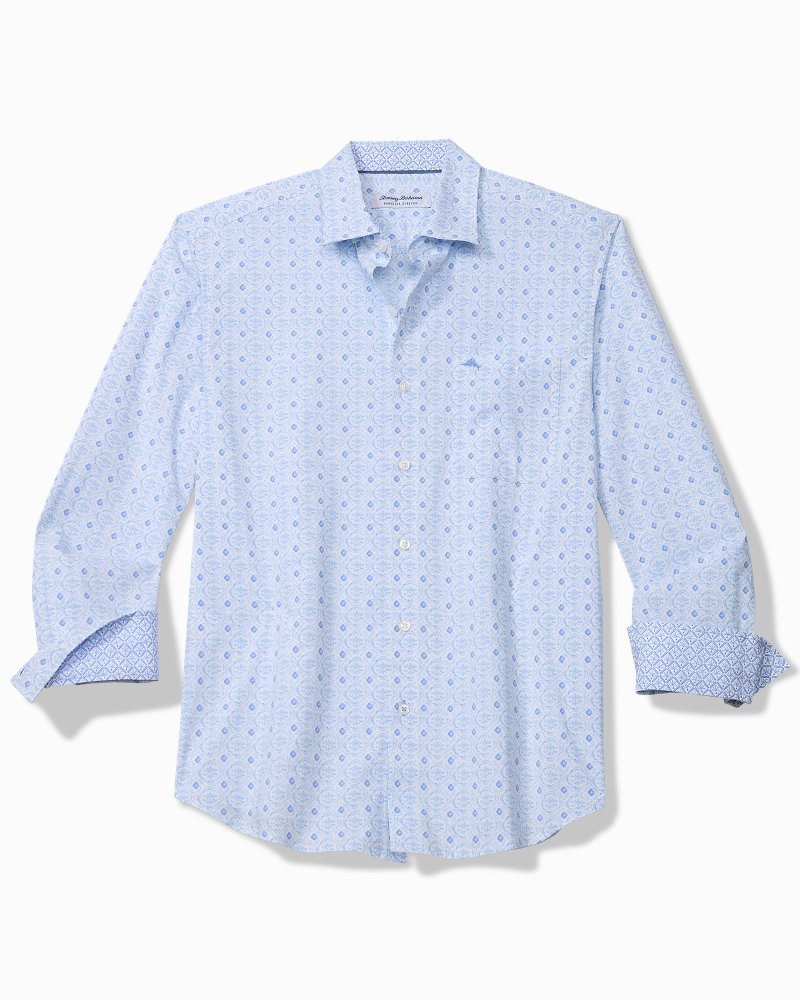 Big & Tall Sarasota Stretch Island Medallion IslandZone Shirt