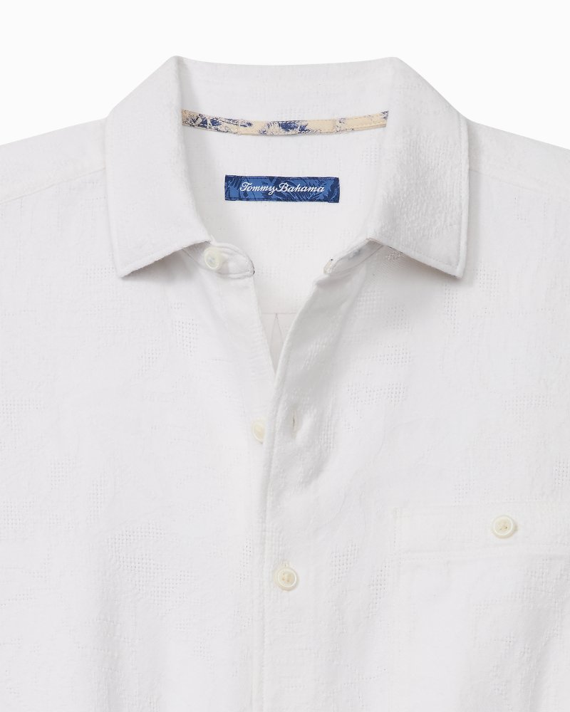 Big & Tall Breeze Island Cotton Short-Sleeve Shirt
