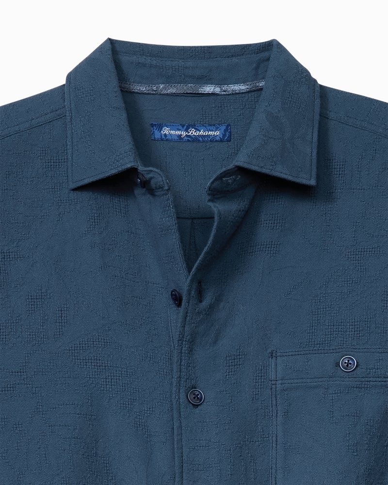Big & Tall Breeze Island Cotton Short-Sleeve Shirt