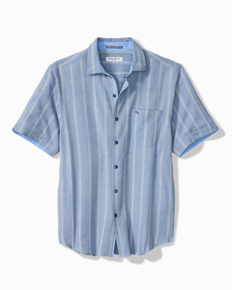 Big & Tall Nova Wave Cotton-Blend Short-Sleeve Shirt