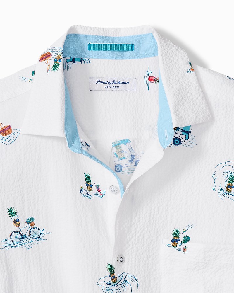Big & Tall Nova Wave Pineapple Pete Cotton-Blend Shirt thumbnail 3
