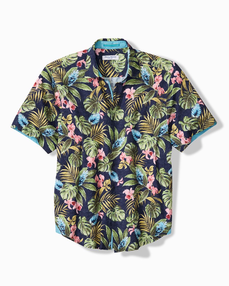 Big & Tall Nova Wave Selva Gardens Cotton-Blend Shirt