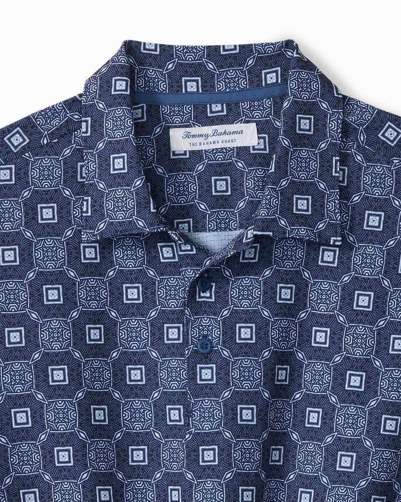 Big & Tall Bahama Coast Barcelo Tiles IslandZone Polo