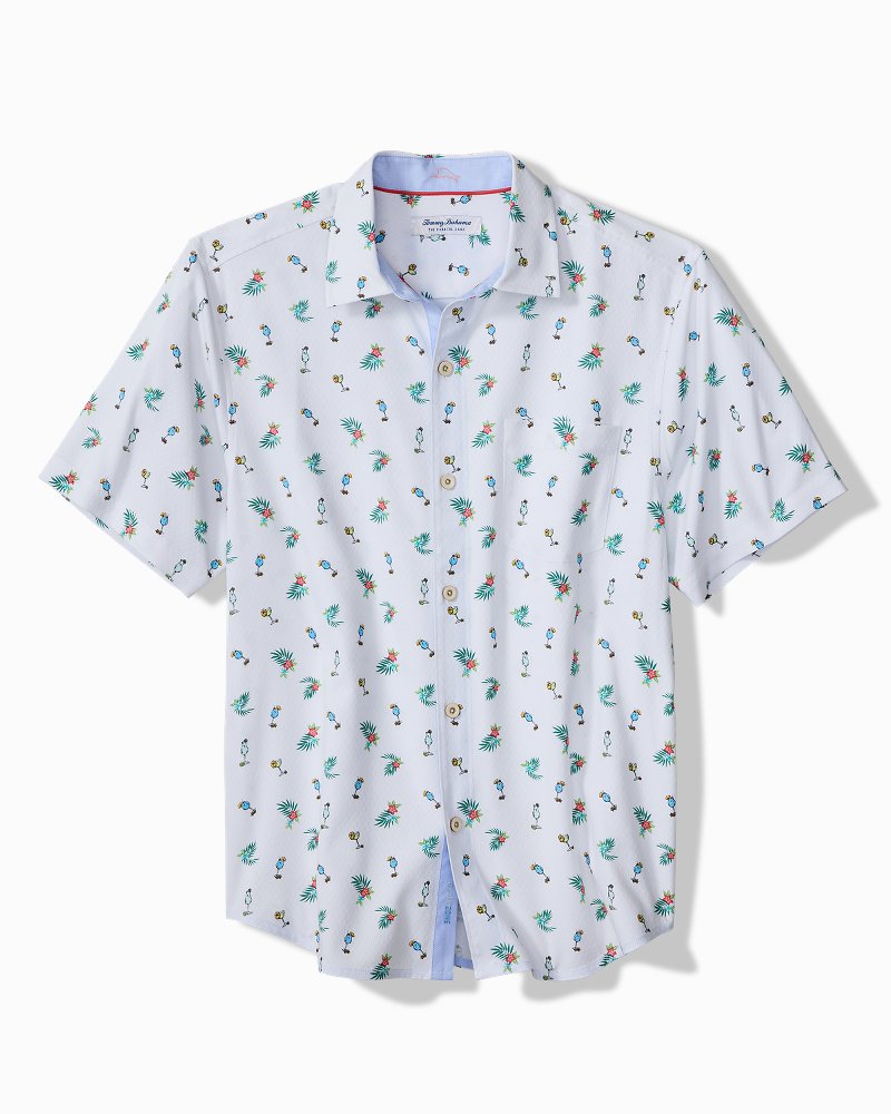 Big & Tall Coastal Ease Fiesta Fizz IslandZone Camp Shirt