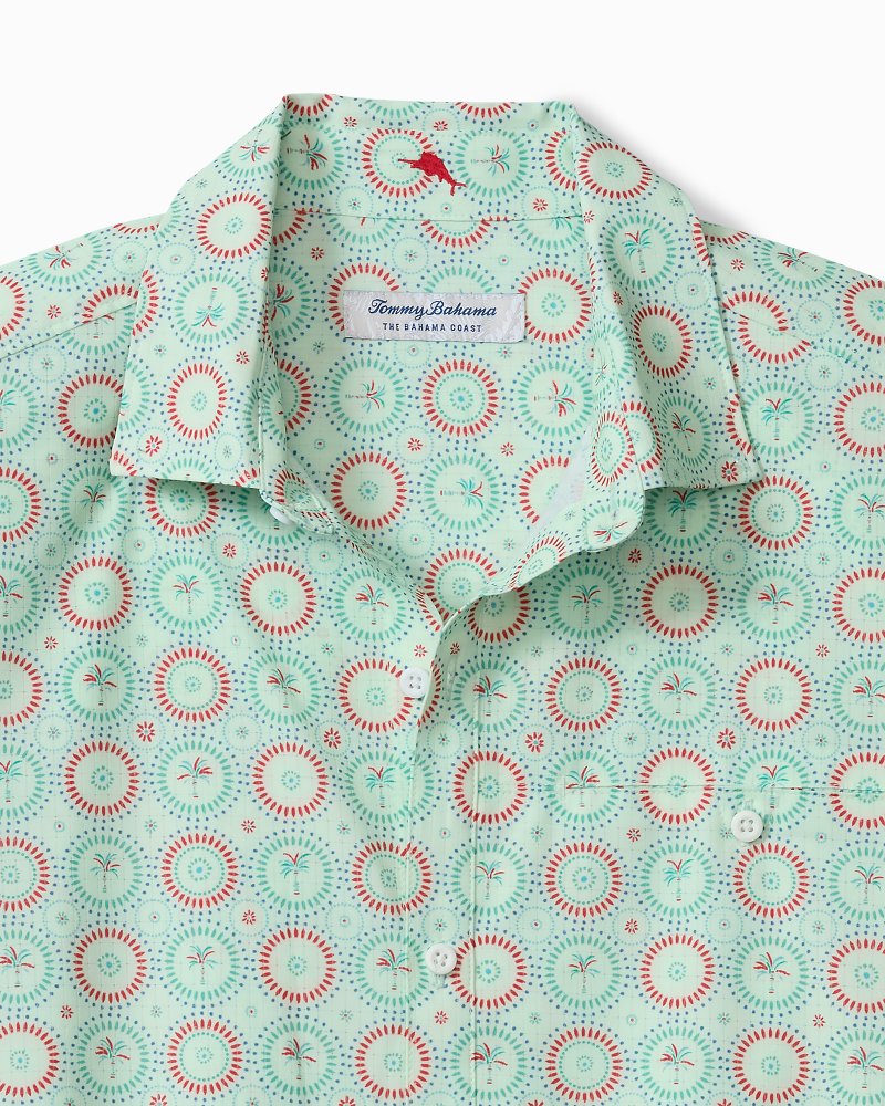 Big & Tall Bahama Coast Retro Palms IslandZone Shirt