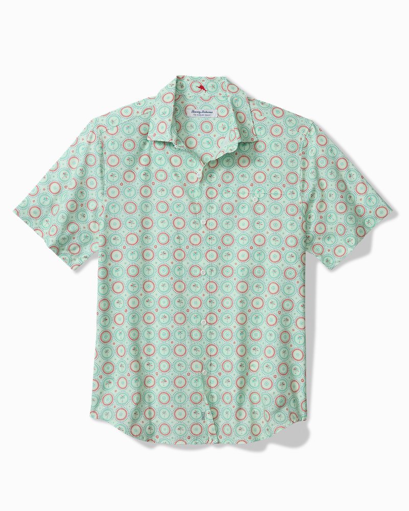 Big & Tall Bahama Coast Retro Palms IslandZone Shirt