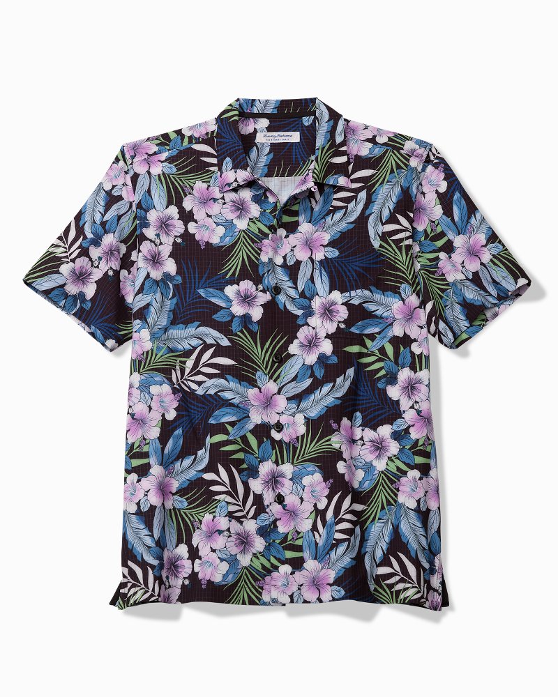 Big & Tall Bahama Coast Midnight Flora IslandZone Shirt